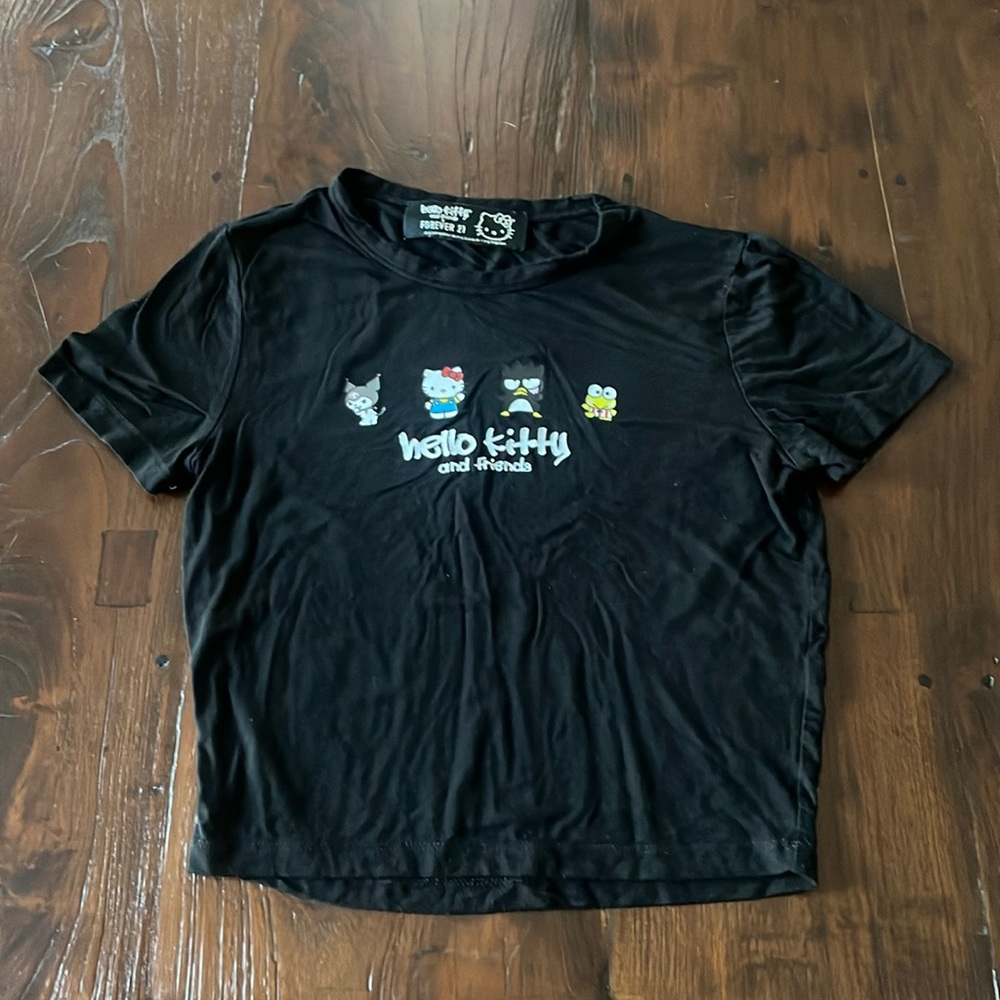 Hello Kitty & Friends, Forever 21, black t-shirt, size small